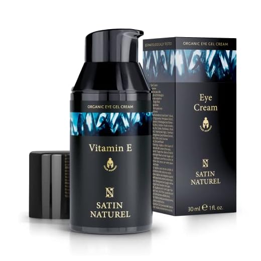 Satin Naturel Augencreme 30ml mit Hyaluron, Vitamin E & Arganöl – Belebende Pflege gegen müde Haut und Augenringe – Gesichtspflege Vegan
