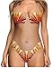 Costumi Donna Mare Due Pezzi Costume da Bagno Sexy Ananas Bikini Intero con Cinturino alla Frutta E Melone Selvatico @S