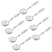8 Pz schiumarola Acciaio Inox Piccola Schiumarola,solido Spider Skimmer Strainer mestolo con Manico in Acciaio Inox utensile da Cucina,per pentola calda, tortellini e polpette di carne.