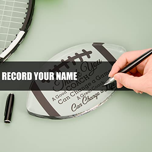 Acrylic Football Coach Gifts For Coach Thank You Gifts Office Desk Decor Appreciation Gift Thank You Gift For Football Coach End Of Season Coach Gift For Football Coach #TOP5