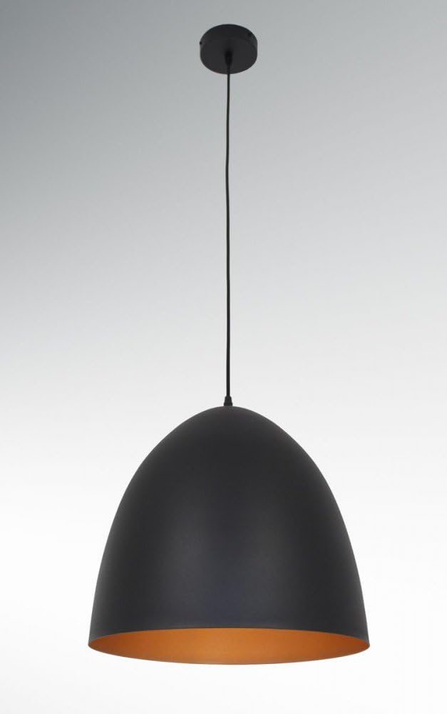Chitto Pendant Light - Metal - Matt Black, 40 cm Diameter [Energy Class A++]