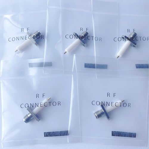 Connecteur RF SMA KFD275G femelle à bride 2 trous pour câble coaxial