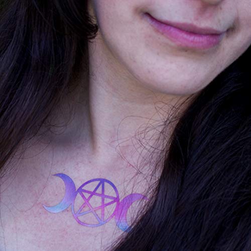 Fashiontats Witchy Celestial Temporary Tattoos | Witch-Inspired | Skin Safe | Made In The Usa| Removable #TOP5
