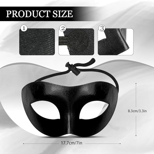 Exlinonline Lace Masquerade Mask Elastic,Fit for Adult,Soft Gentle Material,Specially For Costume,Thememed Party