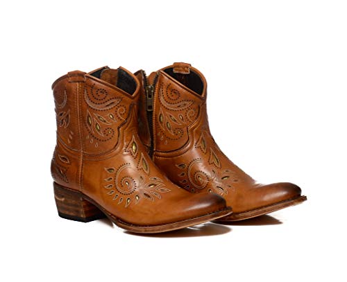 Sendra Boots 11474 Sara Salvaje Botin Western TRASPARENCIAS (38 EU, Miele)