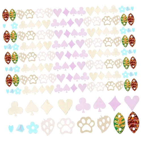 SHERCHPRY Sturdy PVC Sequins Nail Sparkles for Nail Art Iridescent Gel Polish Glitters