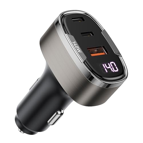 140W VK[\Pbg USB-C }[d 3|[g PD QC3.0Ή J[`[W[ 3䓯[d ^ ԍڏ[d [\Pbg J[pi 12V 24VԑΉ