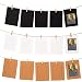 GooGou DIY Paper Photo Frame Wall Deco with Mini Clothespins and String Fits 4"x 6" Pictures For College,Home,Dorm Room,Office(30 pcs)