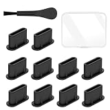 Ya en manzanajugosa.com: Yisica 10 Piezas Tapones Antipolvo USB C para Samsung/iPhone/Google, Tabletas, Negro