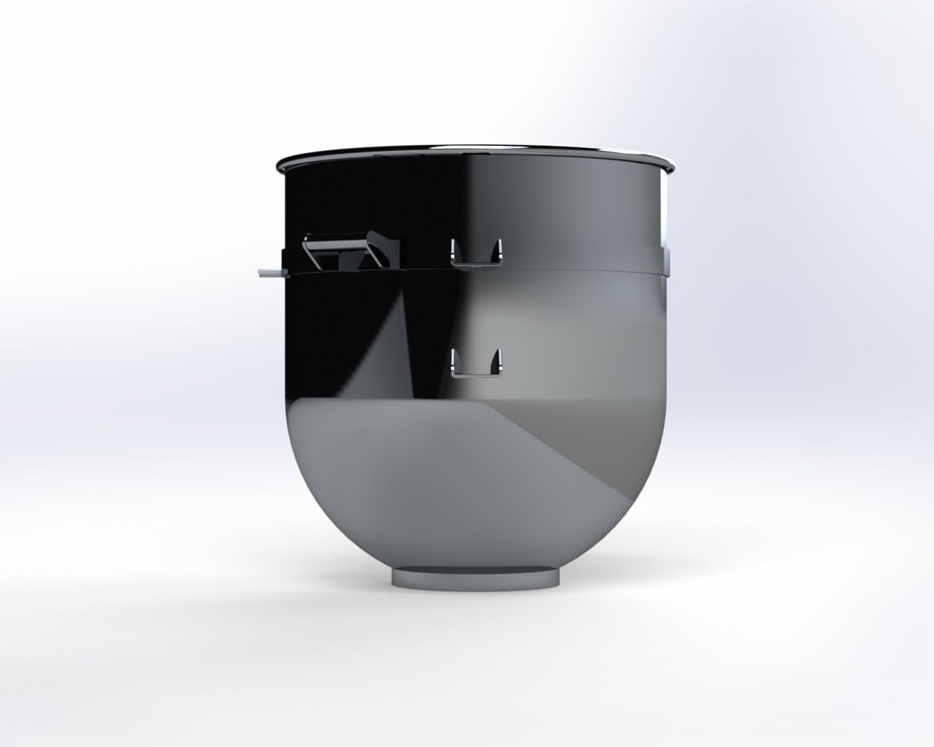 Hobart Legacy Mixer Stainless Steel Mixing Bowls for Kitchen – Durable, Rust-Resistant, Large Mixing Bowl for Cooking, Baking, and Food Prep – Stackable and Dishwasher Safe, 140 QT, HL1400, HL1400C