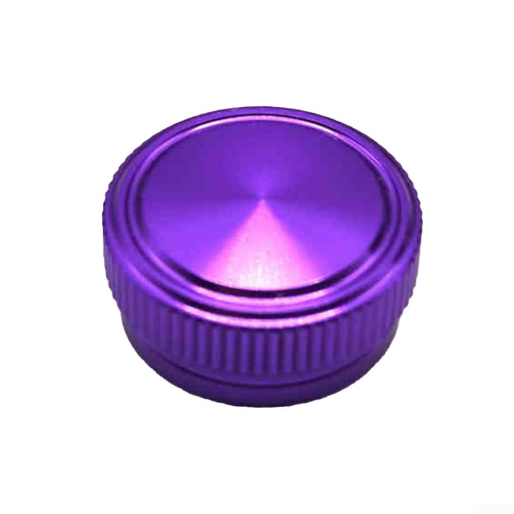 Mechanical Brake Knob for Baitcaster, Spool Tension Adjustment Knob for Fishing Reel Replacement Part, Aluminum Alloy Reel Spool Control Knob, Lightweight, Compatible with S FOR(purple)
