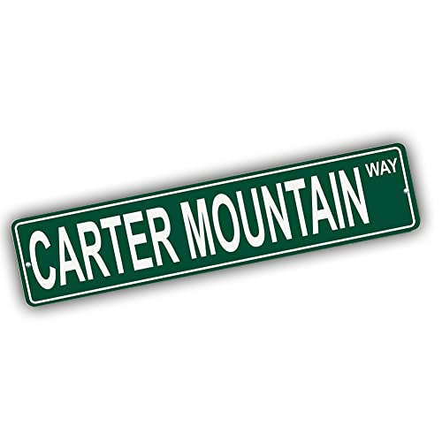 Brotherhood Aluminum Street Marker for Carter Mountain - Wyoming Wall Decor