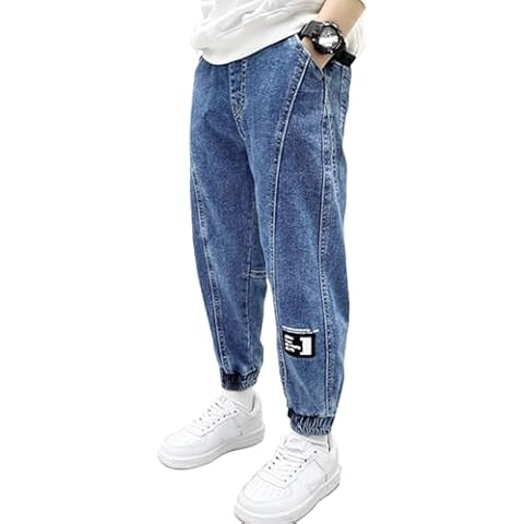 Rolanko Boys Elasticated Waist Jeans for Kids Cover