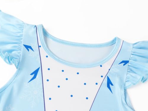 Vestido de princesa para niña 5-6 años disfraz fiesta miniatura 3