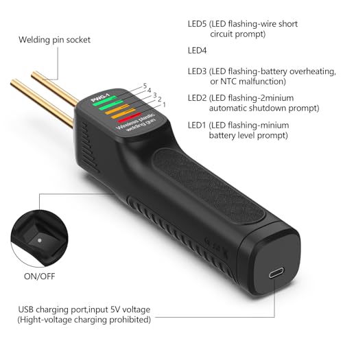 Plastic Welding Kit, Handheld Cordless Plastic Welder with 200Pcs Welder Staples - Image 2