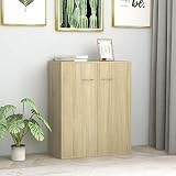Sideboard, Storage Cabinet, Freestanding Console Table with 2 Doors, Entryway Cupboard for Kitchen D