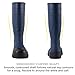 SUREWAY Steel Toe Rain Boots for Men, Knee High Waterproof PVC Work Boots with Slip & Oil Resistant Outsole for Industrial, Construction, Agriculture Navyblue