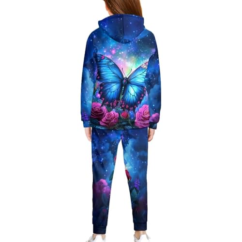 Upetstory Girls 2 Piece Outfits Boys Tracksuit for Kids Size 5-12 Years Old2