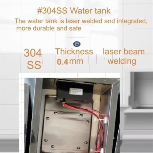 2500W Caldera comercial de agua, 10L Dispensador de agua caliente eléctrica con control digital, Calenco de Calentar rápido de acero inoxidable Tea Maker para Office Canteen, Non Drip Tap, High Capaci