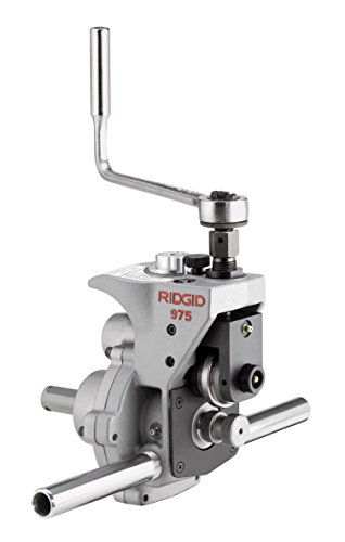 RIDGID 25638 Model 975 2-in-1 Portable Combo Roll Grooving Machine for Manual Use or Power Drive Mount, with 1/2" to 6" Pipe Capacity