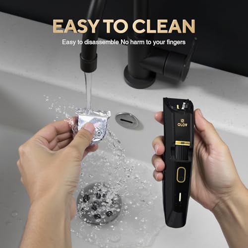 Men's Beard Trimmer - All-in-One Trimmer with Precision Dial - Premium Facial Hair Groomer - Adjustable 20 Length Setting, USB Recharge Dock, Cordless Waterproof Wet/Dry Clipper - Image 7