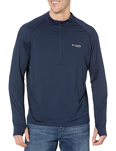 Image of Columbia Men's Endless Trail Half Zip Mesh Long Sleev
