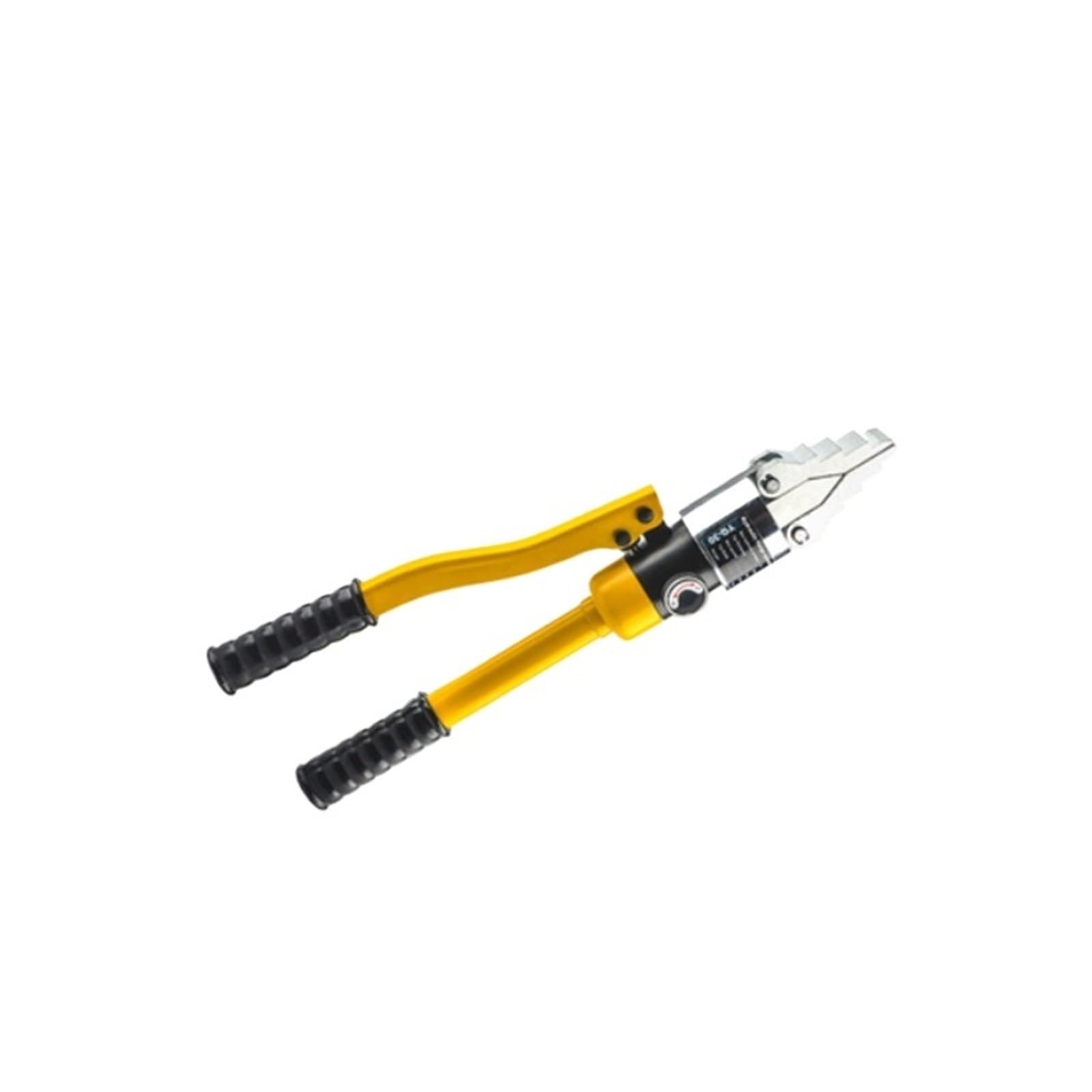 Hydraulic Crimping Tool, Portable Manual Hydraulic Expander Pliers Flange Separator Fire Fighting Demolition Device Small Expanding Separation Tool(Yellow)