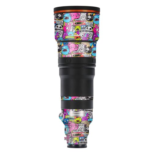 Mebont �J�����A�N�Z�T���[ Sony FE 100-400mm F4.5 GM OSS�Ή� �����Y�ɓK������ی쑕���X�e�b�J�[�ŁA�ώC�����A�ϖ��Ր�������������Y�X�L���ی�t�B�����A����(Graffiti Monster)
