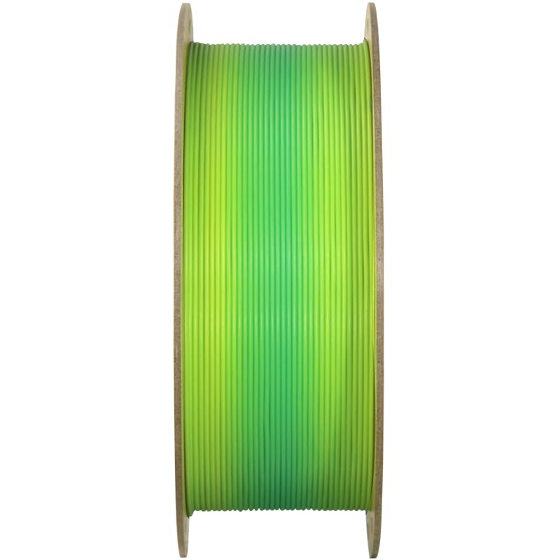 Image of Polymaker Matte PLA Filament 1.75mm Summer, Green Multicolor Gradient, 1kg - PolyTerra 1.75 PLA Filament