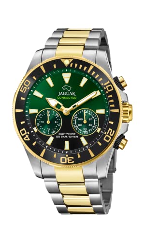 Jaguar Connected J889/5 montre chronographe homme étanche 200m acier