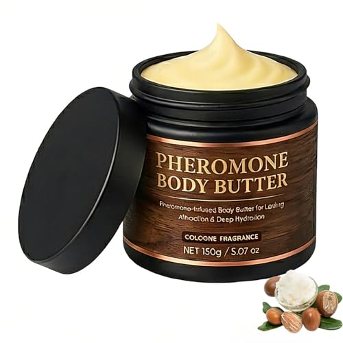 Penrose Skin Body Butter for Men Pheromone Body Butter for Men Scents Body Cream with Shea Butter Cocoa Butter & Coconut Oil Hydration That Hits Non-greasy (1 pcs)
