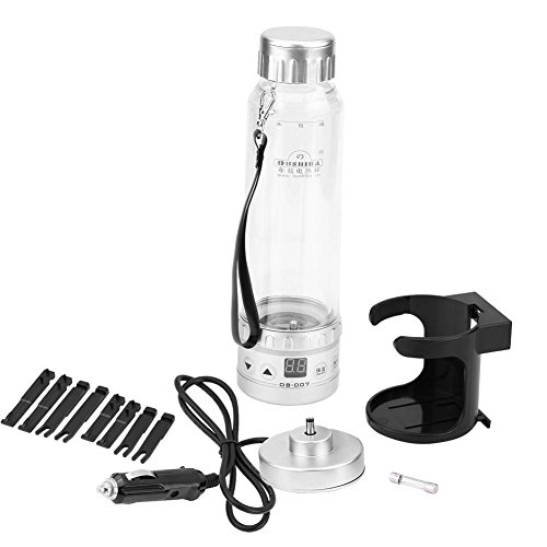 Tetera eléctrica para auto 280ml 12V plata miniatura 1
