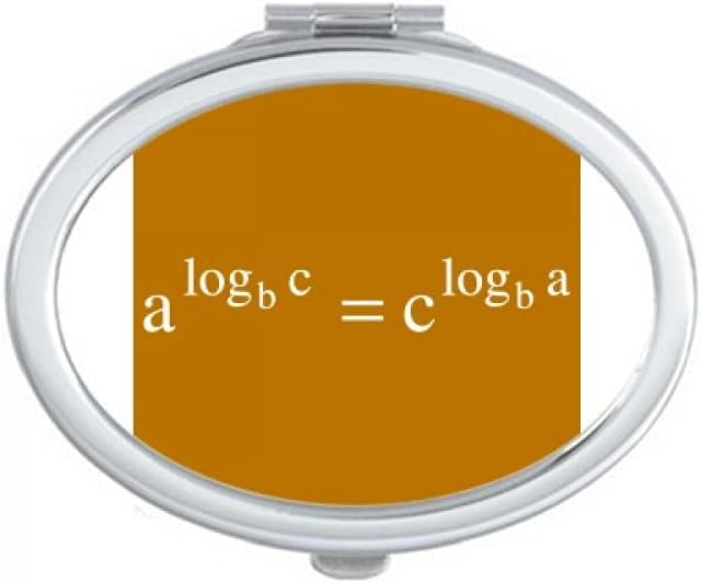Mathematical Formula Expressing Computational Equivalence Mirror Portable Fold Hand Makeup Double Side Glasses