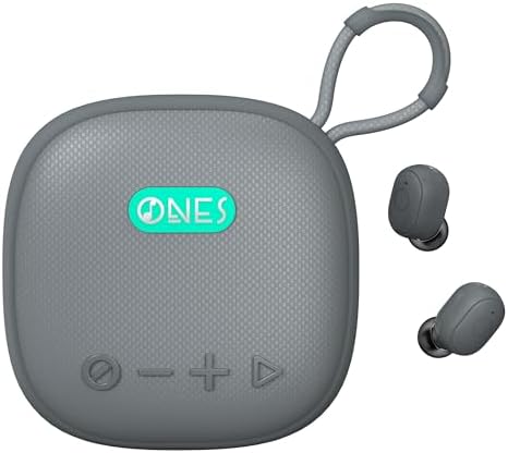 Ones MusPlay Enceinte sans Fil avec écouteurs 2 en 1, Intelligent...