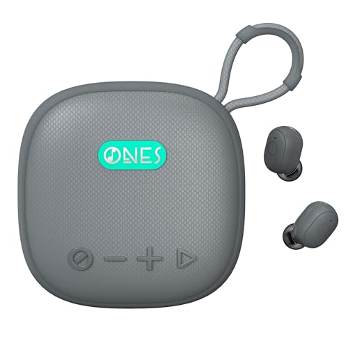 Ones MusPlay Enceinte sans Fil avec écouteurs 2 en 1, Intelligent...