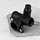 LT Easiyl Auto Kühlmittelflansch 06D121132A 06D121133C kompatibel mit Audi A4 B7 Avant A6 C6