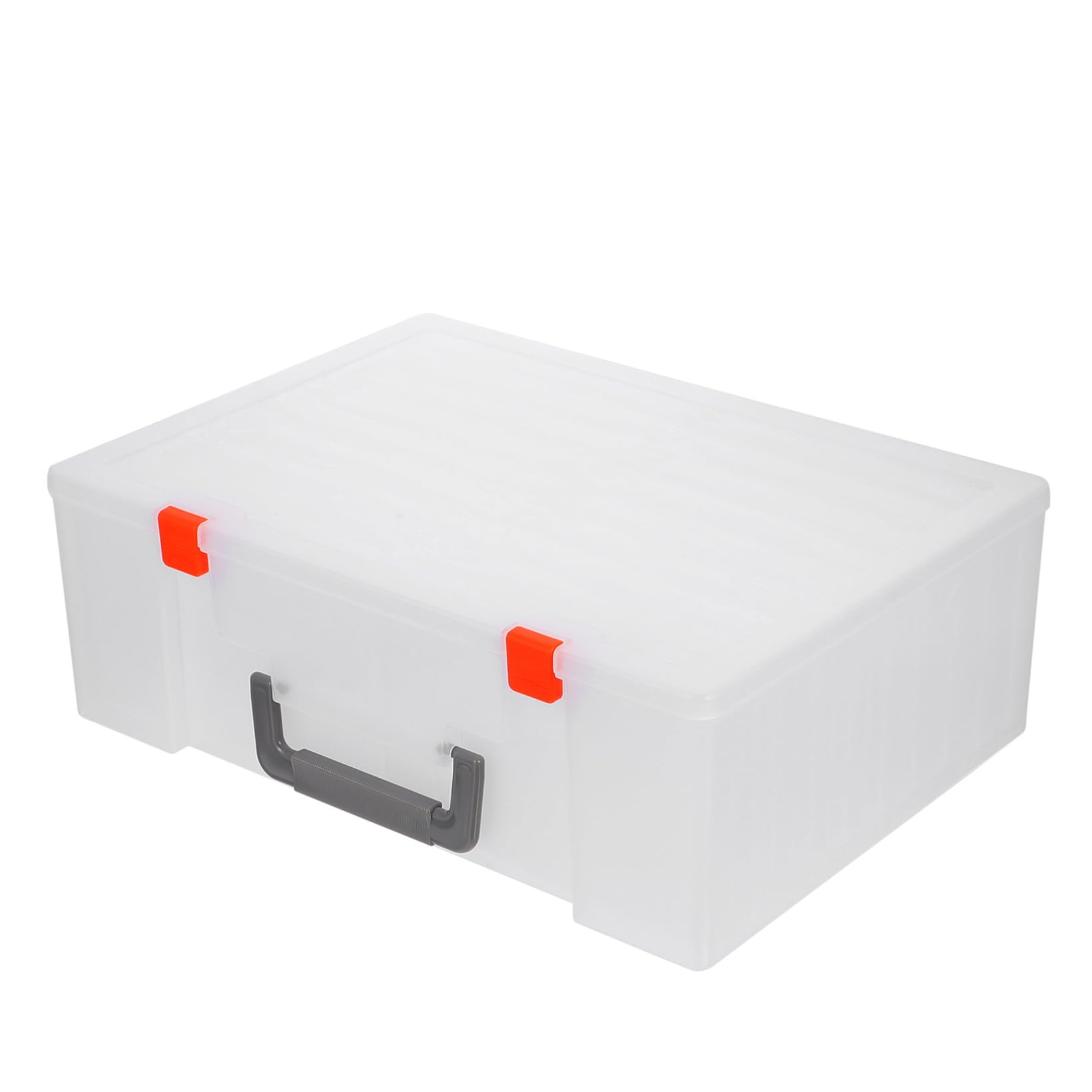 HOMSFOU 1ensemble Boîte De Rangement Multi-usage Pour Photos Et Fournitures Organisateur Transparent Avec Compartiments Pour Souvenirs Et Artisanales