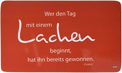 Kesper Breakfast Board Lachen of Melamine, Multi-Colour, 23.5 x 14 x 0.4 cm