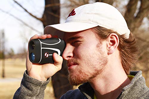 Saybien Golf Rangefinder With Slope - 500M Laser Range Finder - Tournament Legal - Scan Mode - Flag Lock (Black - 500M W/Slope) #TOP4