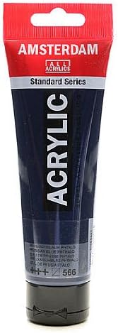 Amsterdam Standard Series Acrylic Paint Prussian blue 120 ml [PACK OF 3 ]