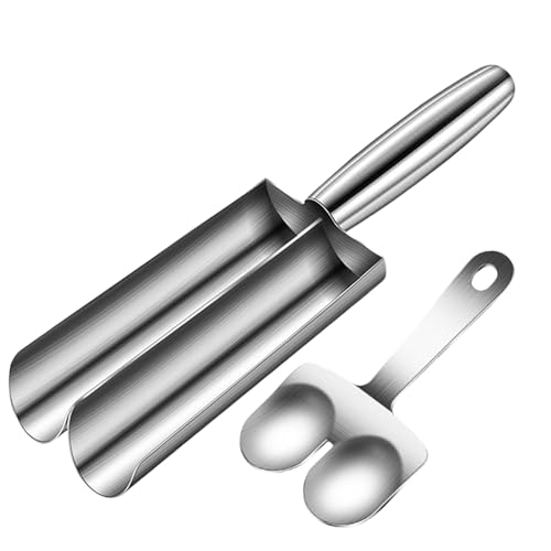 Máquina para hacer albóndigas de cocina, herramienta para moldear albóndigas, triple para cocina, de acero inoxidable resistente, adecuada para hacer albóndigas de cocina, el mejor regalo para hombres