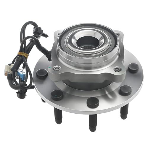 Image of BDELI - 515098 Front Wheel Hub Bearing Assembly for 2007-2010 Chevy Silverado 2500 /3500HD, GMC Sierra 2500 /3500HD, 2007-2013 Suburban 2500, Yukon XL 2500, 2008 2009 Hummer H2, 8 Lugs w /ABS