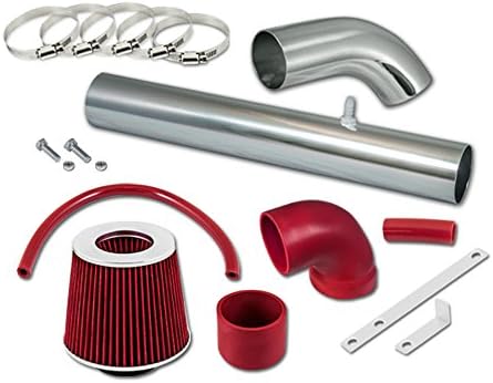 RL Concepts Red Short Ram Air Intake Kit + Filter 97-02 Compatible With JEEP Wrangler TJ 2.5 4.0