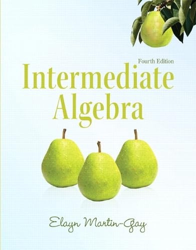 Intermediate Algebra + Mymathlab/Mystatlab Student Access Code Card (Martin-Gay Developmental Math Series)