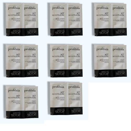 Profésia Kit de reconstrucción Booster + aceite monodosis 12 ml efecto botox pack de 8