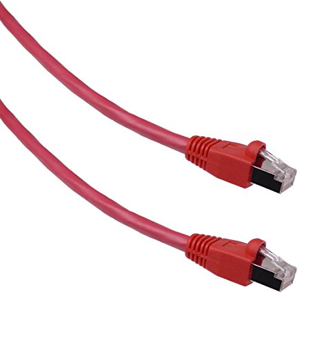 Cable Patch NTW Cat6a Shielded STP RJ45 2,13 m rojo miniatura 3