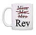 ThisWear Reverend Gifts For Women Miss Mrs Ms Rev Reverend 11oz Ceramic Coffee Mug with Handle
