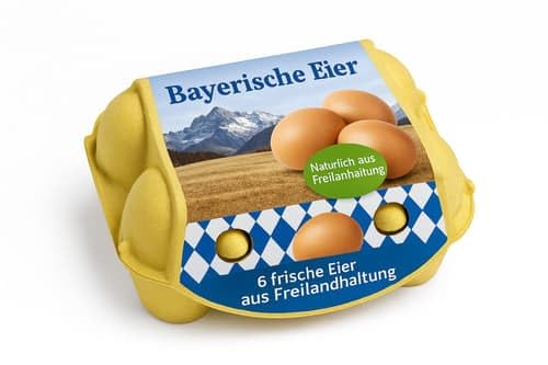 Bayrische Eier Freilandhaltung 6er (6 piece)