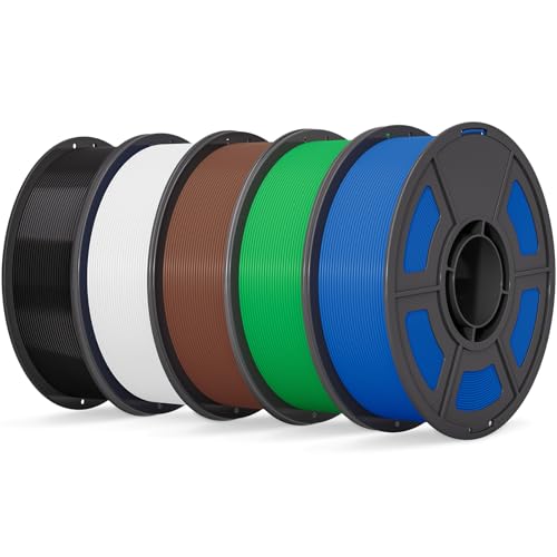 IEMAI ASA Filament 1.75mm 5KG, Black/White/Brown/Green/Blue, ASA 3D Printer Filament, Heat & Weather Resistant, Compatib