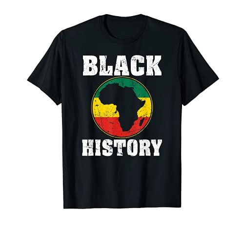 Black History Afro Black Pride Proud African Camiseta